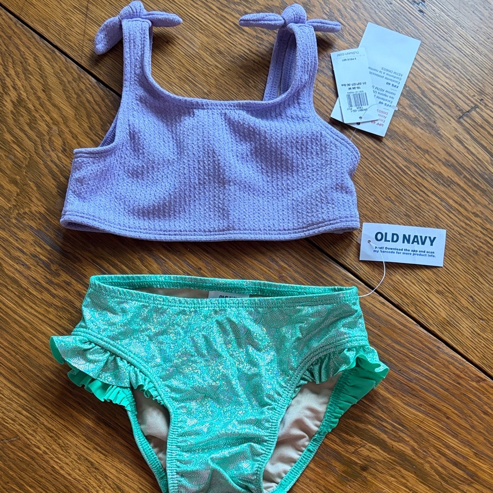 NWT Old Navy 18-24M Two Piece Swimsuit